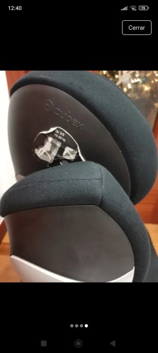 Silla de coche Cybex negra