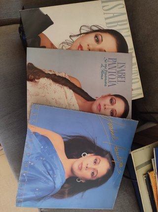 Lote 3 vinilos Isabel Pantoja