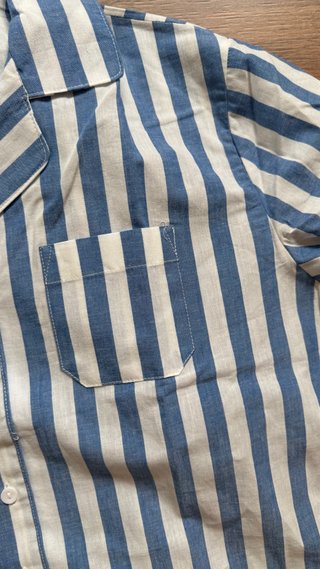 Pijama rayas azul y blanco Primark Talla XS
