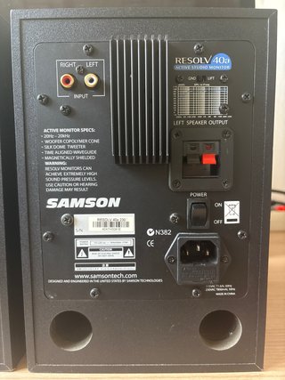 Monitores de Estudio Samson Resolv 40a