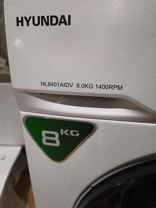 Lavadora Hyundai 8kg 1400RPM