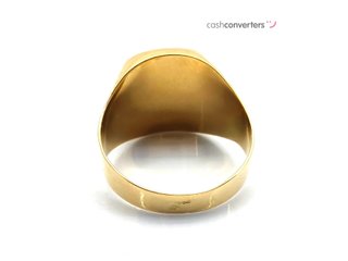 sello oro 18k con circonita