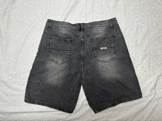 Bermudas vaqueras grises Shein hombre