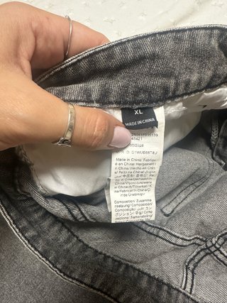 Bermudas vaqueras grises Shein hombre