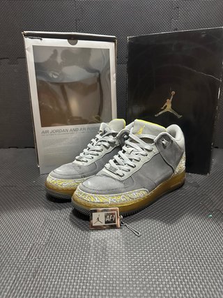 Nike Air Jordan Fusion 3 Grigio Giallo