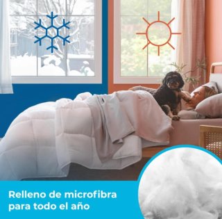 Linenspa Edredón nórdico de microfibra 155x220