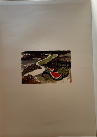6 Stampe Portfolio Cartella Guttuso Renato 75x50