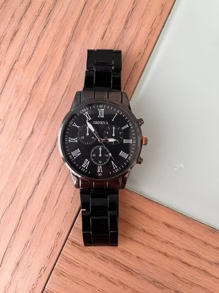 Reloj Elegante Geneva Negro