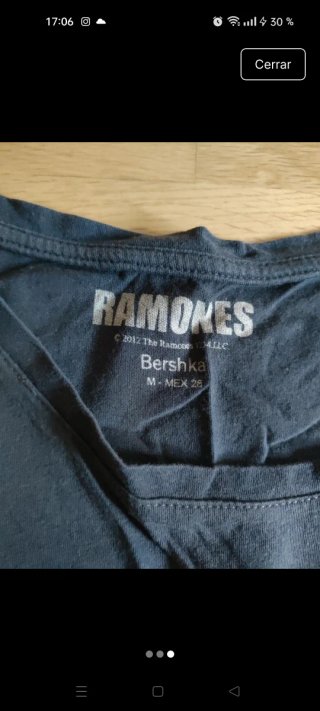 Camiseta Ramones Rock Talla M