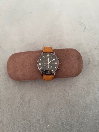 Reloj Geneva Elegante Negro y Marrón