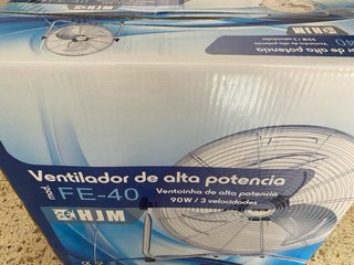 Ventilador Industrial HJM FE-30 Cromado