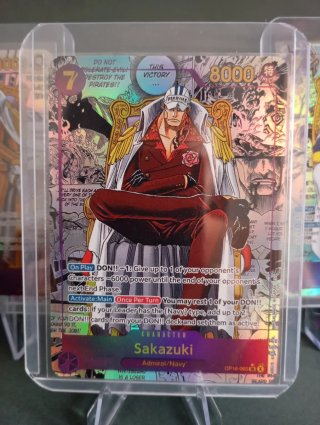 Cartas One Piece Almirantes Borsalino, Sakazuki, K