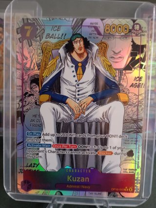 Cartas One Piece Almirantes Borsalino, Sakazuki, K