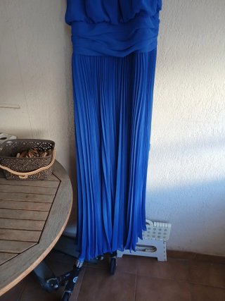 Vestido fiesta El Corte Inglés azul