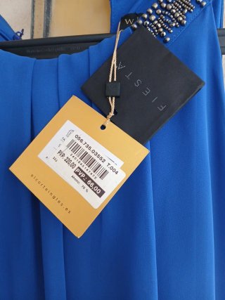 Vestido fiesta El Corte Inglés azul