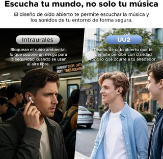 Auriculares SoundPEATS UU2 Negro/Plata NUEVOS