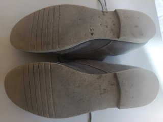 Zapatos vestir ante niño gris talla 39