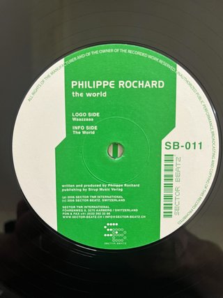 Philippe Rochard "The World" vinile hardstyle 2006