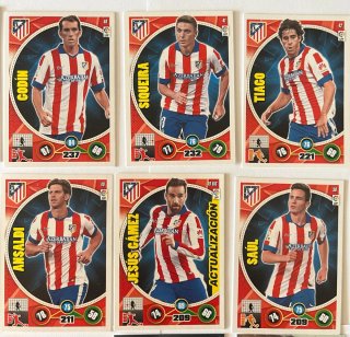 Cromos Fútbol Atlético de Madrid Adrenalyn 2014-15