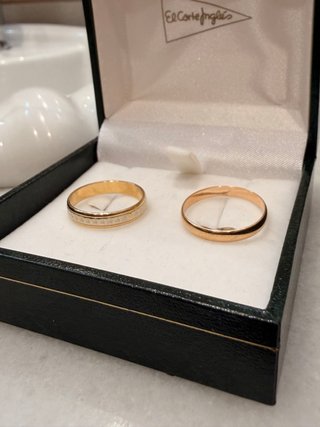 Anillos de oro de 18k para parejas