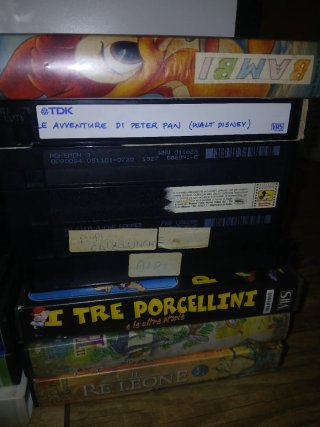 Lotto  VHS Disney Cartoni Animati