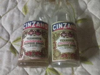 2 Botellas Cinzano Vintage