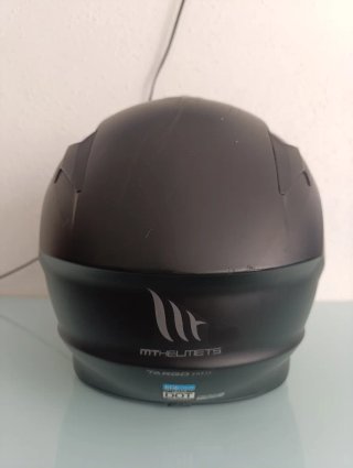 Casco Moto MT Helmets Talla XL Negro