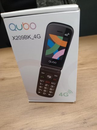 Móvil Qubo X209BK_4G Móvil Dual SIM Negro