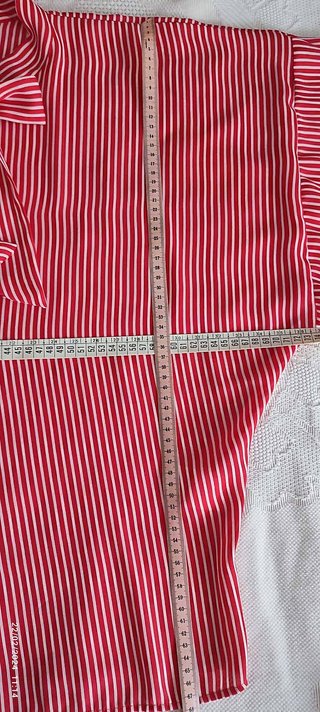 Camicia Miss Miss a righe rosse e bianche