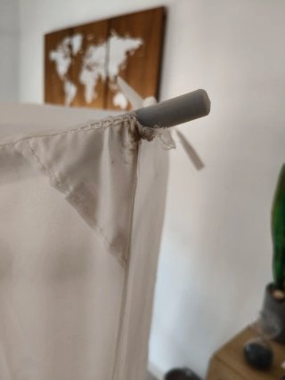 Armario auxiliar camping IKEA VUKU blanco