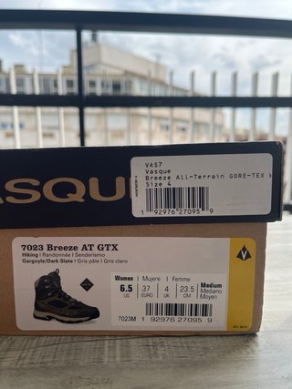 Botas de montaña mujer Vasque GoreTex Vibram T37