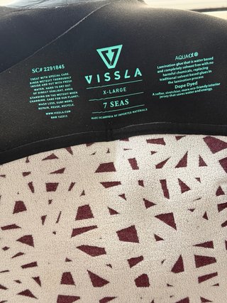 Neopreno Vissla Hombre Talla XL grosor 4/3 AZUL