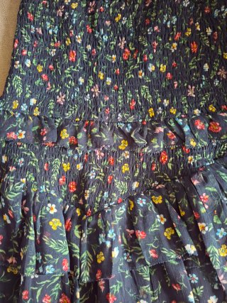 Falda corta floral