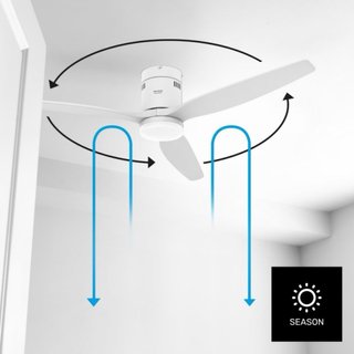 Ventilador de techo Taurus blanco