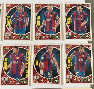 Cromos de Fútbol FC Barcelona Adrenalyn 2014-15