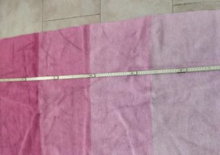 Tappeto bagno rosa sfumato