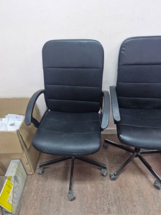 Lote / pack Sillones de oficina negras (4 unidades