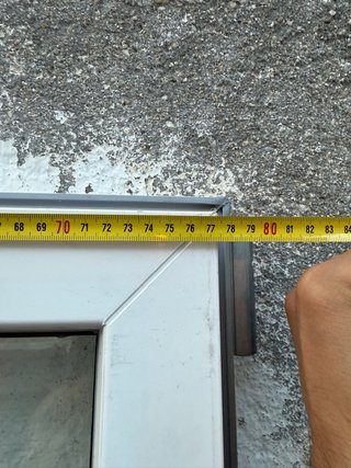 PUERTA Cristal BALCONERA PVC Aluminio