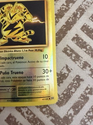 Carta Pokémon Electabuzz XY Evoluciones 41/108
