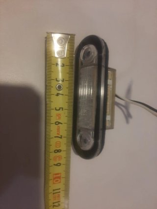 Luz matrícula coche