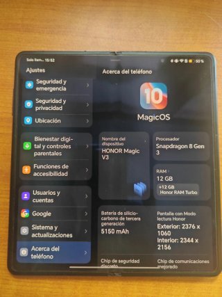 Honor Magic V3 Plegable