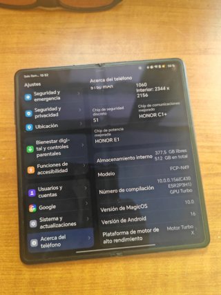 Honor Magic V3 Plegable