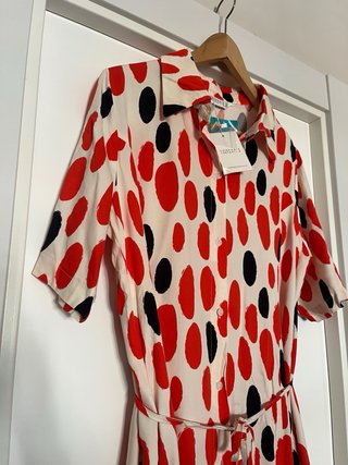 Vestido Compañía Fantástica Estampado Talla L