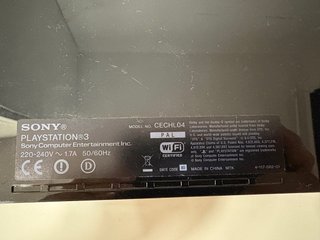Consola Sony PS3 Negra