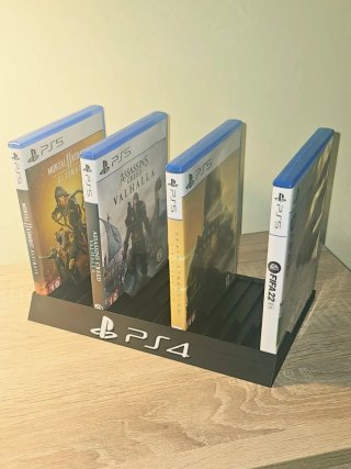 Soporte PS4/PS5 para 15 Juegos | Organizador
