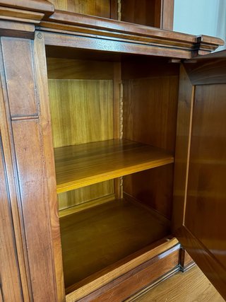 Librería madera cerezo maciza