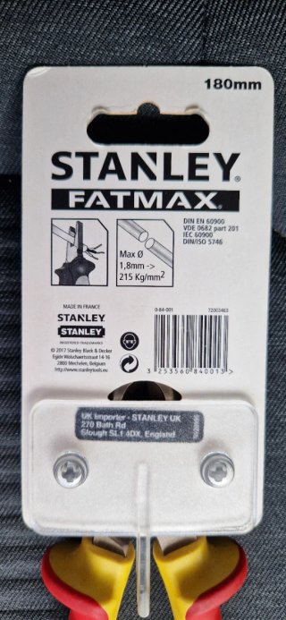 Pinza Stanley FatMax VDE 1000V (Nuova)