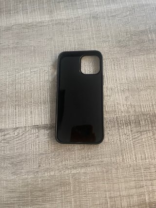 Cover iPhone 12 Pro Max Righe Rosa e Nero