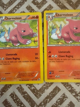 2x Charmeleon 18/113 XY Español