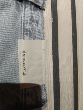 Pantalón vaquero mujer gris desgastado T.32